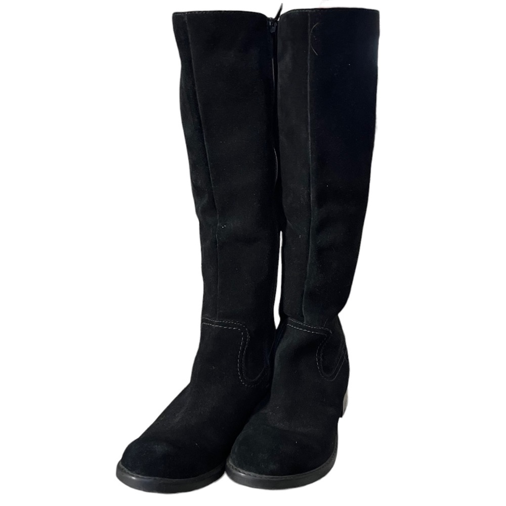 Clarks suede tall boots